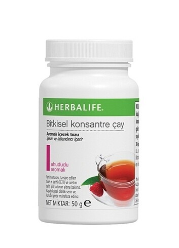 Herbalife 50gr ahududulu çay