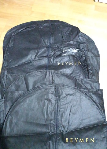 Siyah Fermuarlı Erkek Yelek ve Ceket Kılıfı - Görsel 4