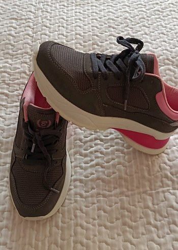 Black Seer Antrasit-Pembe Sneaker - Görsel 3