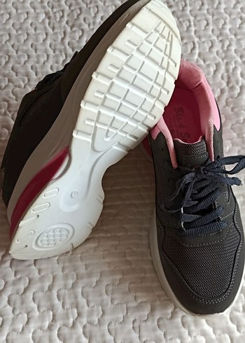 Black Seer Antrasit-Pembe Sneaker - Görsel 5