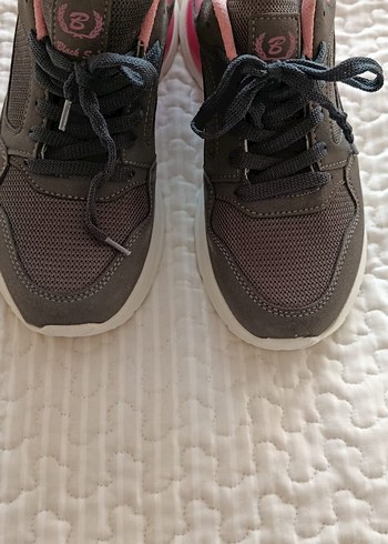 Black Seer Antrasit-Pembe Sneaker - Görsel 4