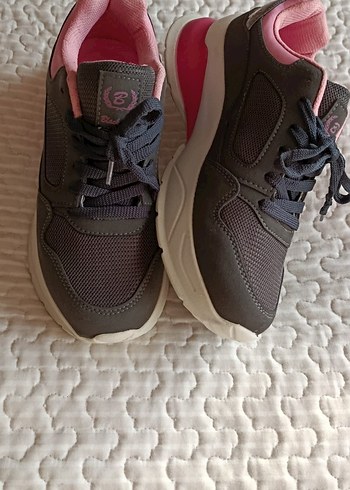 Black Seer Antrasit-Pembe Sneaker - Görsel 2