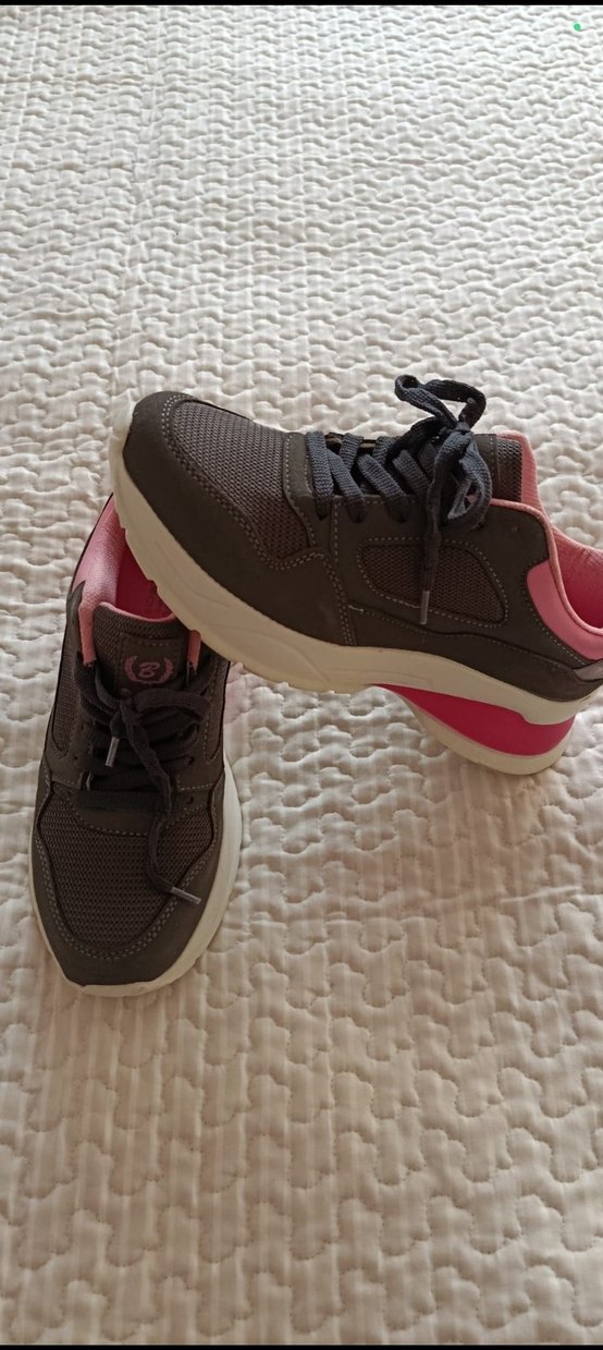 Black Seer Antrasit-Pembe Sneaker - Görsel 3