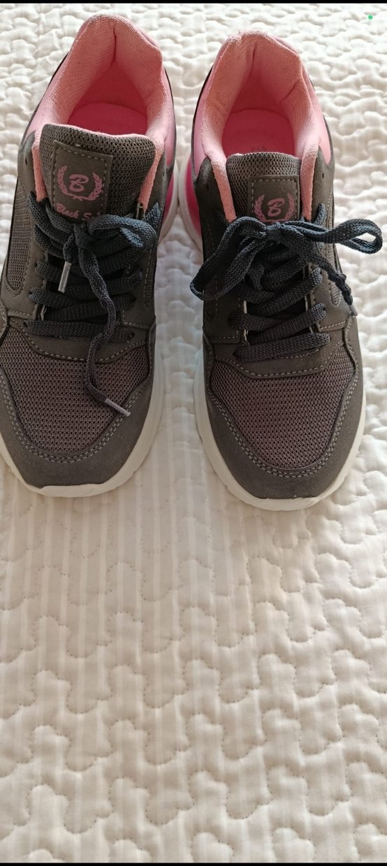 Black Seer Antrasit-Pembe Sneaker - Görsel 4