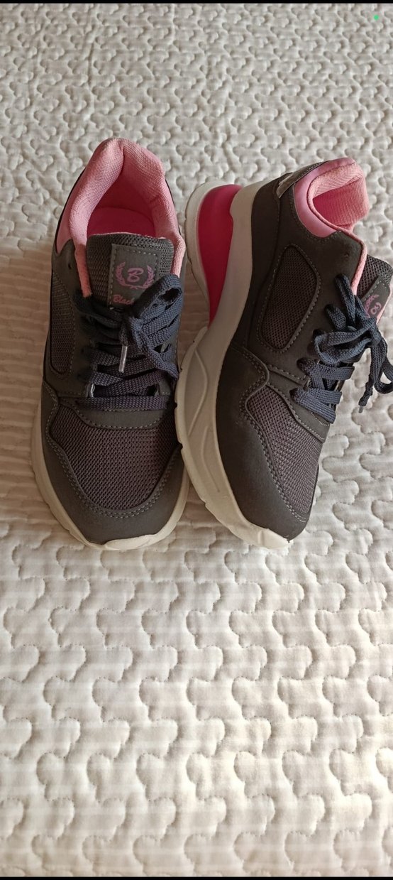 Black Seer Antrasit-Pembe Sneaker - Görsel 2