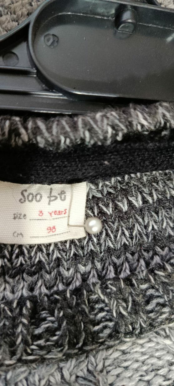 Soo be 3 Yaş Saç Örgüsü Kazak - Görsel 3