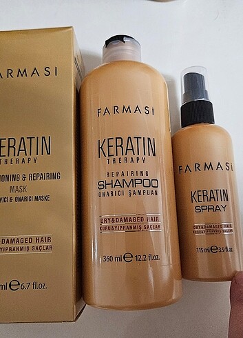 Farmasi keratin şampuan seti