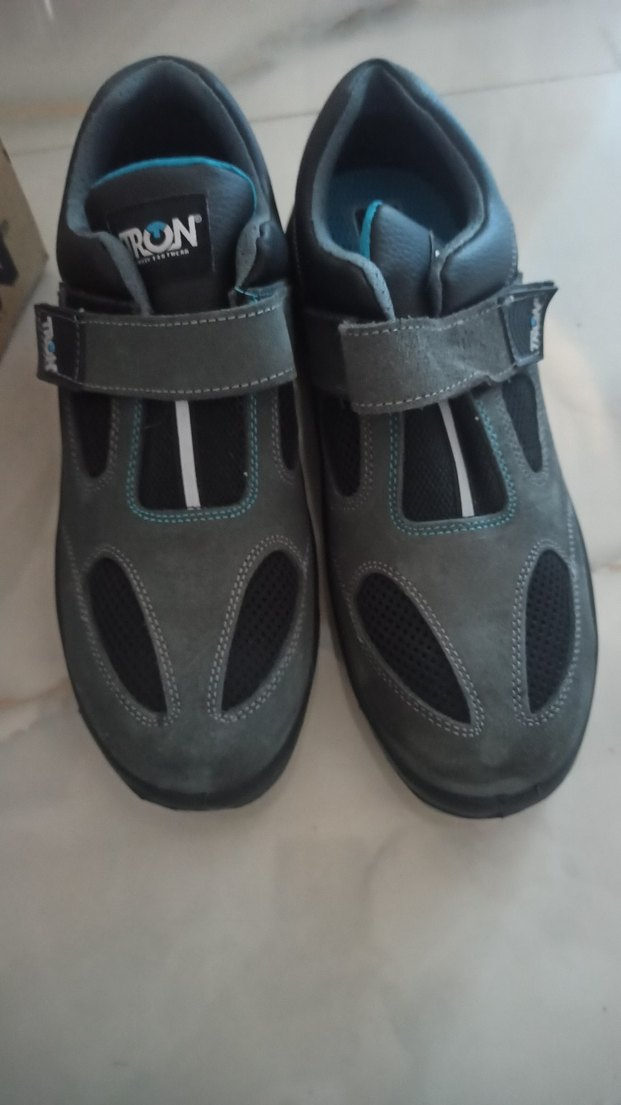 Gri Erkek iş güvenlik ayakkabısı 43 no Bantlı - Görsel 2