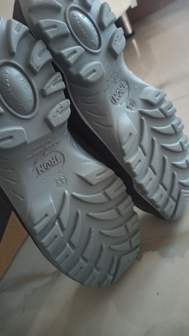 Gri Erkek iş güvenlik ayakkabısı 43 no Bantlı - Görsel 3