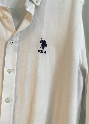 Erkek Beyaz Uspa Polo orjinal gömlek - Görsel 2