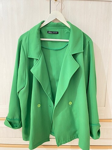 Diğer yesil oversize ceket
