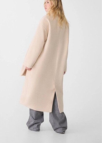 stradivarius atkılı kaban