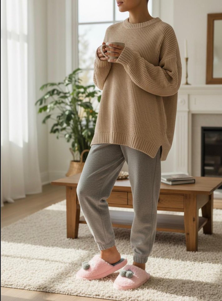 Kadın Pofuduk Ev Terliği Beyaz Stiletto Topuklu - Görsel 2