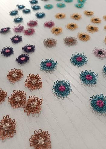 El Yapımı Bohem Çiçek Motifleri - Görsel 10