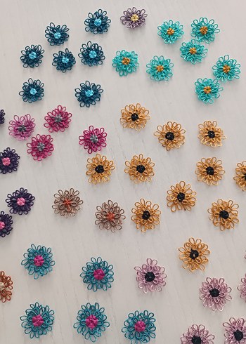 El Yapımı Bohem Çiçek Motifleri - Görsel 2