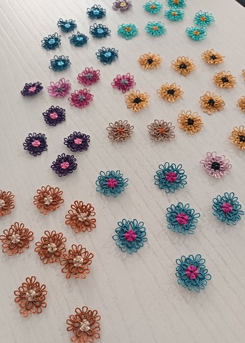 El Yapımı Bohem Çiçek Motifleri - Görsel 13