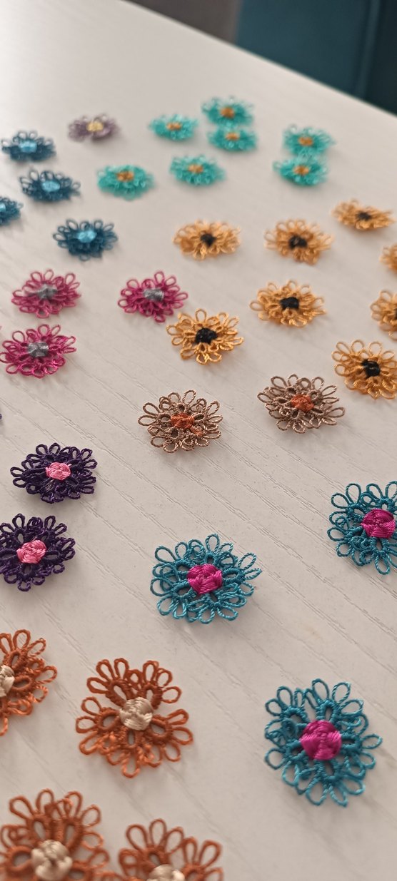 El Yapımı Bohem Çiçek Motifleri - Görsel 3