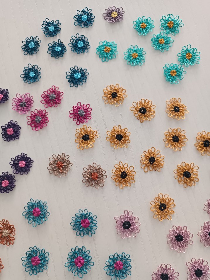 El Yapımı Bohem Çiçek Motifleri - Görsel 2