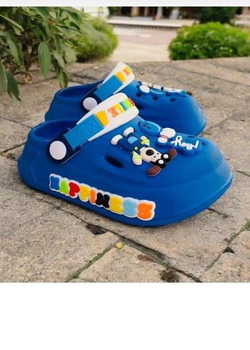 23 Beden Mavi Erkek Çocuk Pop Kültür Terlik Velcro