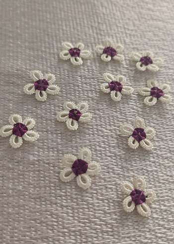 El Yapımı Bohem Çiçek Nakışı Detayları - Görsel 5