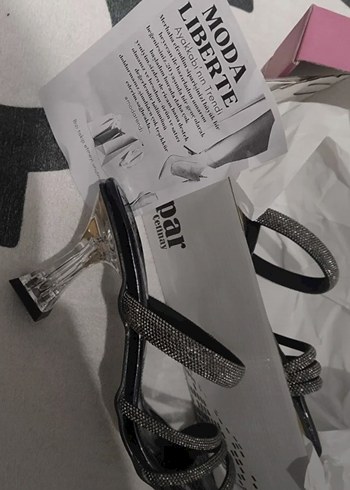 Taşlı Stiletto Terlik - Görsel 3