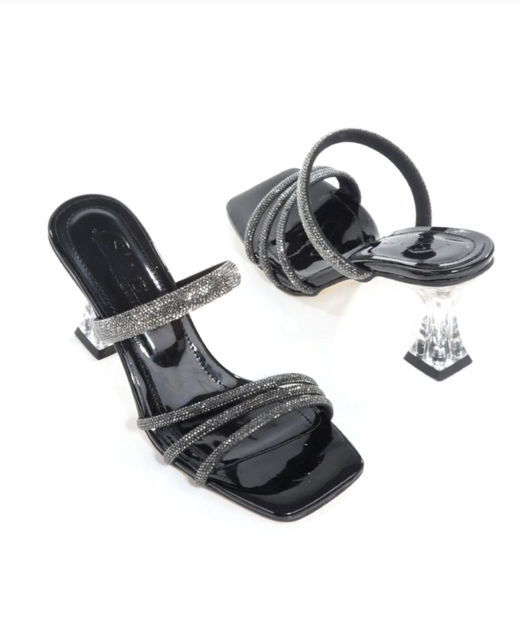 Taşlı Stiletto Terlik - Görsel 2