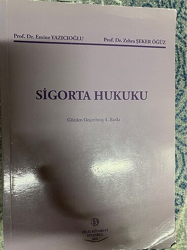 sigorta hukuku emine yazıcıoğlu
