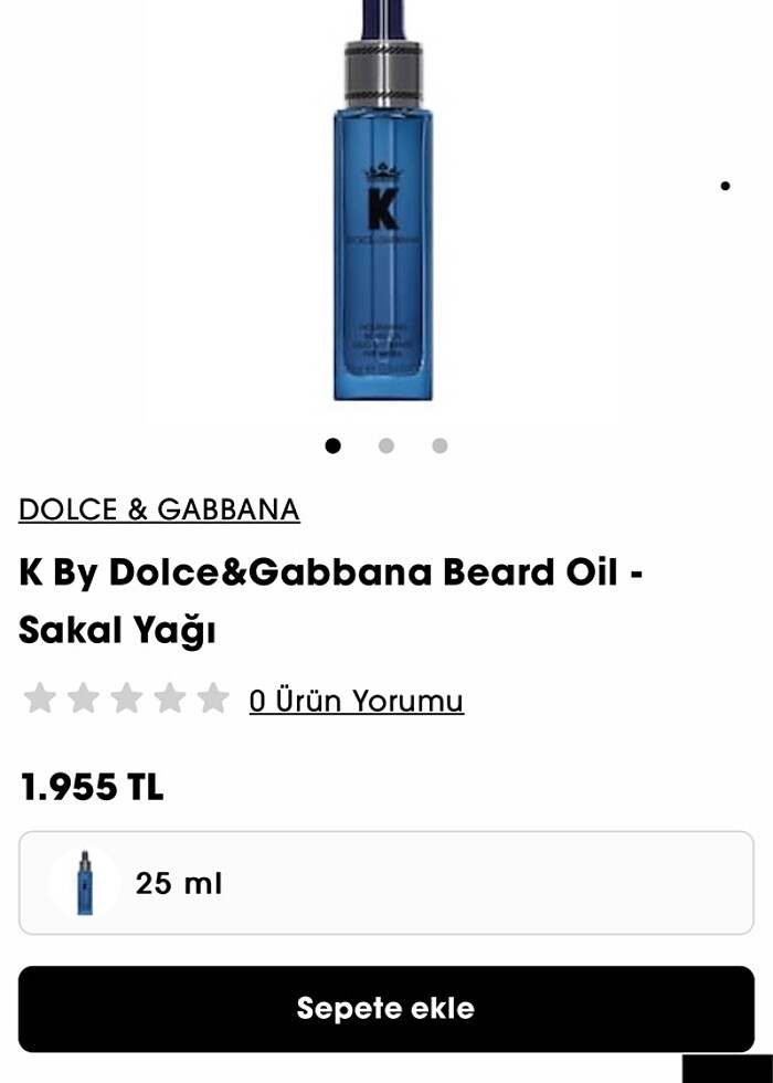 Dolce Gabbana sakal yağı - Görsel 5