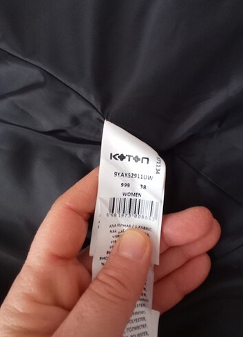 38 Beden Bayan kumas kısa ceket