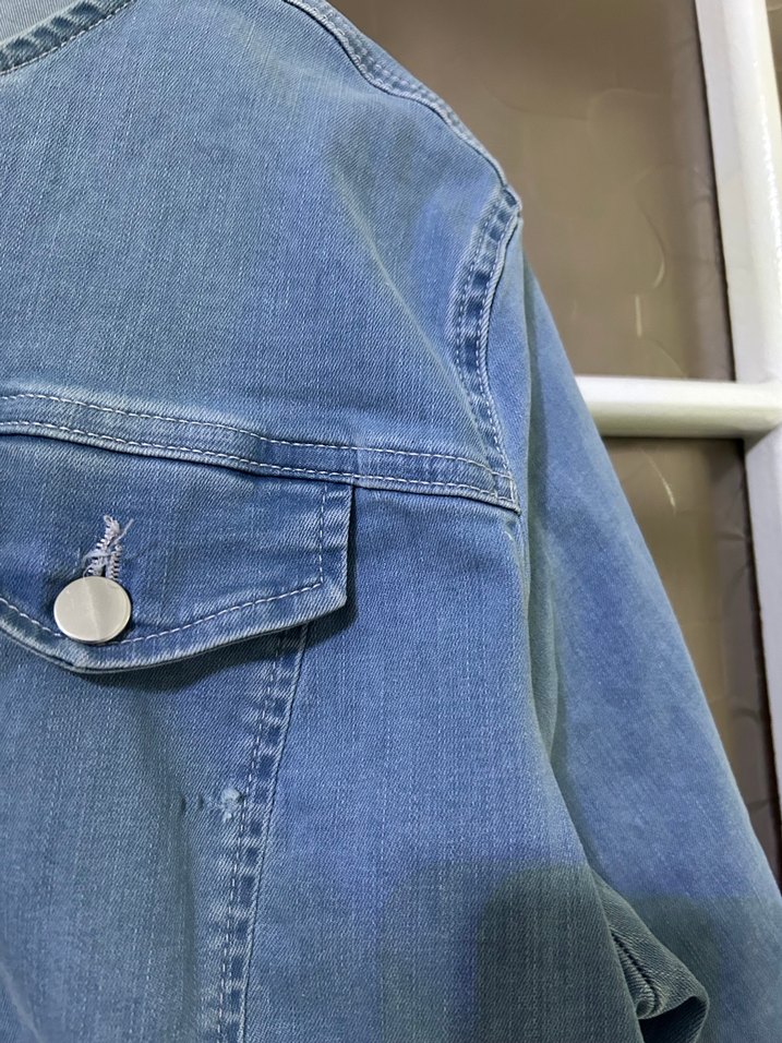 Nakış Detaylı Kadın Kot Ceket marka temsilidir - Görsel 5