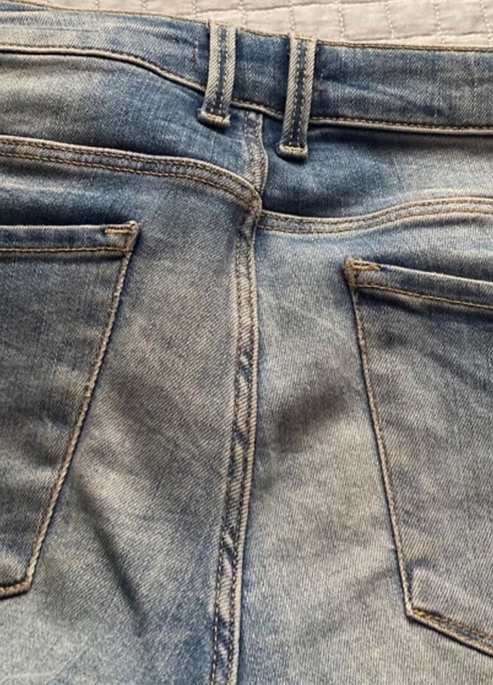 GUESS ligralı Kot Pantolon uygun sayılı giyilmiştir - Görsel 5