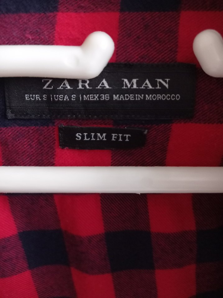 bordo kırmızı Ekose Desenli Erkek Gömlek - Görsel 2