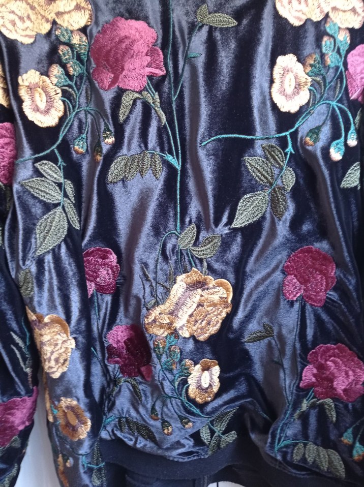 Nakışlı Bohem Midi Kadın Ceket - Görsel 3