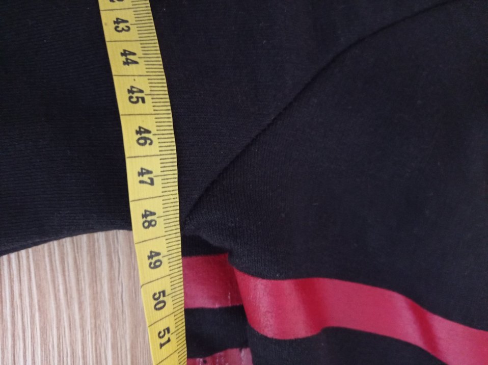 Kırmızı Baskılı Fermuarlı unisex Sweatshirt Naruto detaylı - Görsel 5