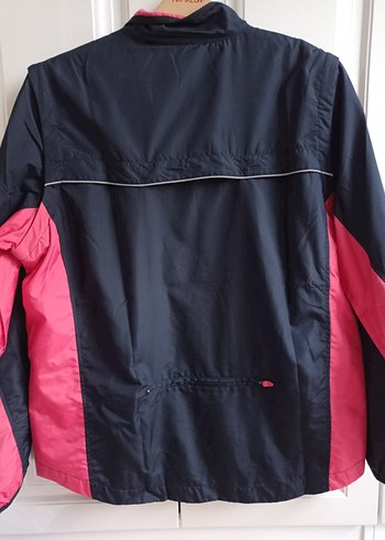 Fermuarlı siyah-Pembe Spor erkek Ceket - Görsel 5