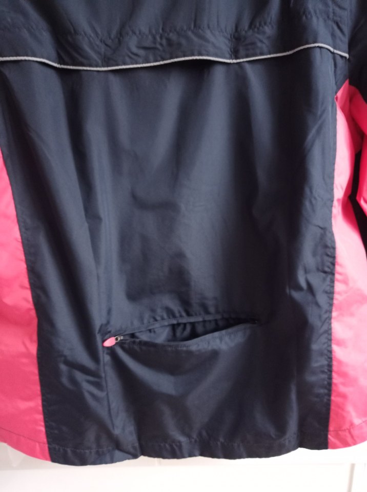 Fermuarlı siyah-Pembe Spor erkek Ceket - Görsel 2