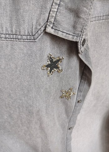 Beymen club Gri Denim Kadın Gömlek - Görsel 5