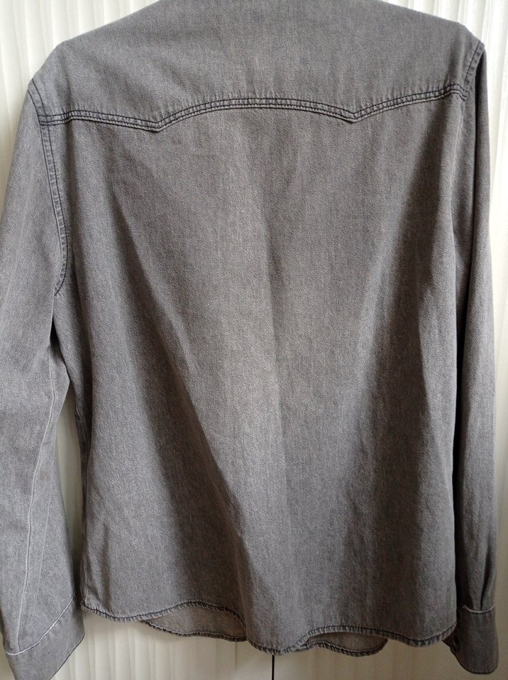 Beymen club Gri Denim Kadın Gömlek - Görsel 4