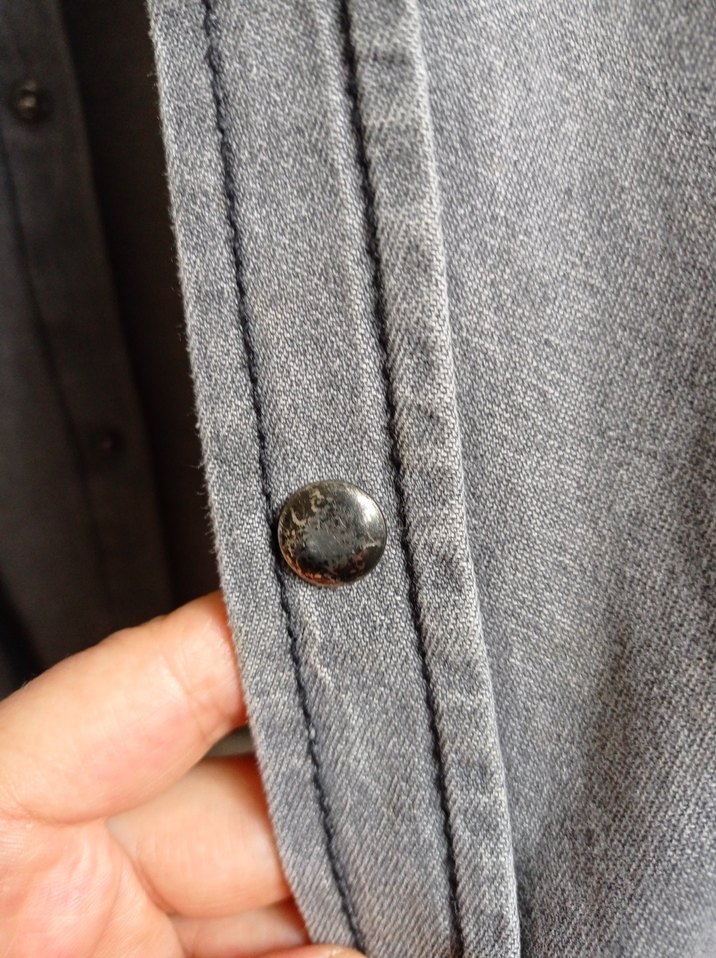 Beymen club Gri Denim Kadın Gömlek - Görsel 3