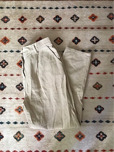 Krem keten pantolon