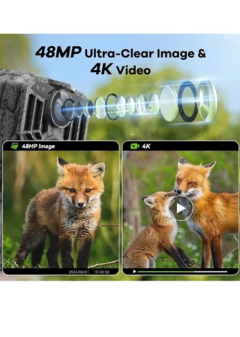 Diğer Gece Görüşlü 4K 48MP Av Kamerası