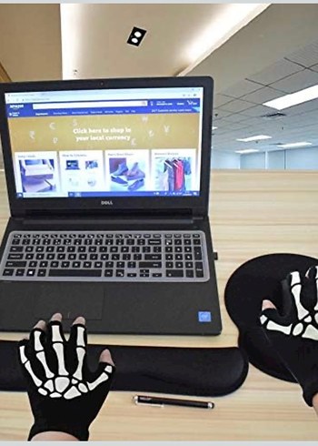 Cosplay İskelet Kostümü 4 Adet Eldiven - Görsel 4