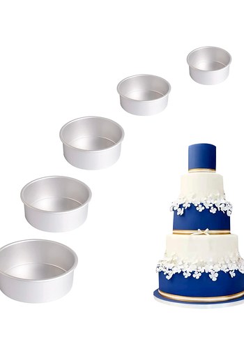 5 Adet Eloksal Alüminyum Pişirme Kalıbı