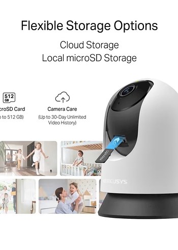 Mercusys MC200 1080P Wi-fi Güvenli Kamerası - Görsel 7