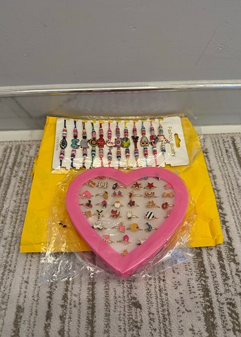 Kız Çocuk Yüzük Bileklik Seti - Görsel 6