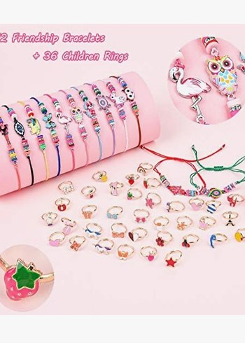 Kız Çocuk Yüzük Bileklik Seti - Görsel 2