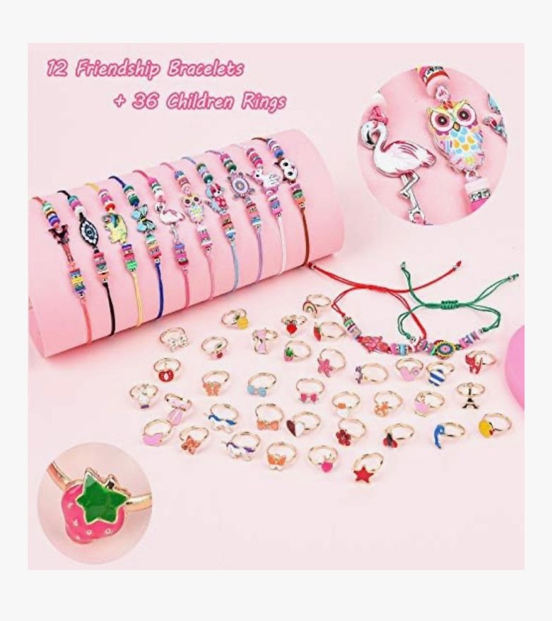 Kız Çocuk Yüzük Bileklik Seti - Görsel 2