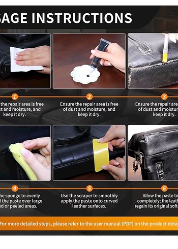 Deri Onarım Kiti - Görsel 5