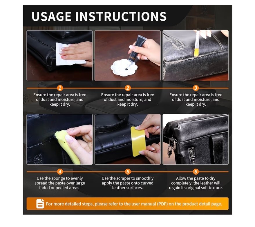 Deri Onarım Kiti - Görsel 5