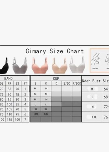 Emzirme Sütyeni 4 Adet XXL Beden - Görsel 2